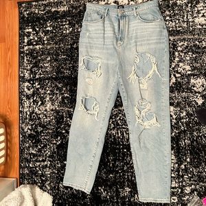 urban outfitters BDG mom high rise ripped jean